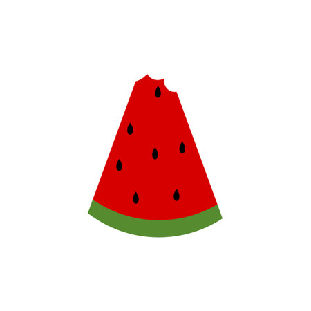 watermelon fruit vector design template illustrationのイラスト素材