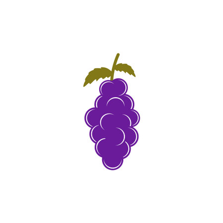 grape fruit vector design template illustrationのイラスト素材