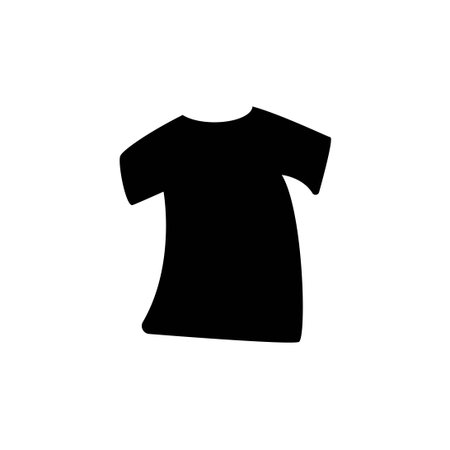 tshirt silhouette vector design template illustrationのイラスト素材