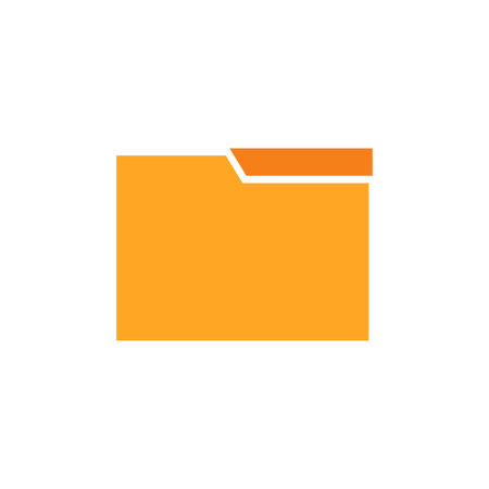 folder vector design template illustrationのイラスト素材
