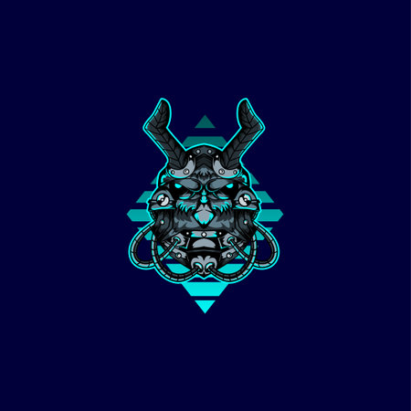 horned bird with sacred geometric shapes,suitable for the design of t-shirts, posters, cellphone casings etc.のイラスト素材