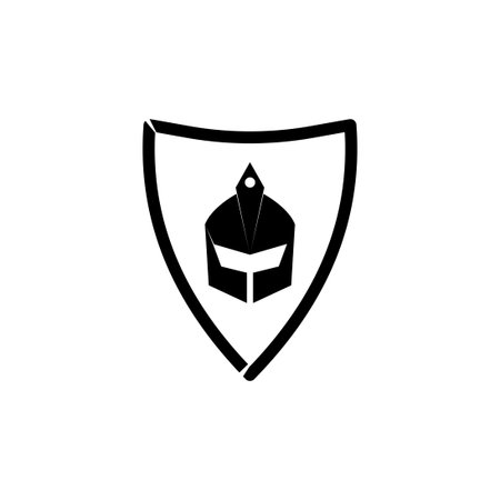 spartan vector logo icon design template illustrationのイラスト素材