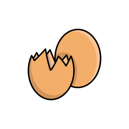 egg vector design template illustrationのイラスト素材