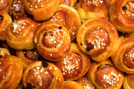 cinnamon rollsの写真素材