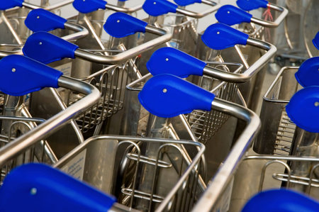 shopping cartsの写真素材