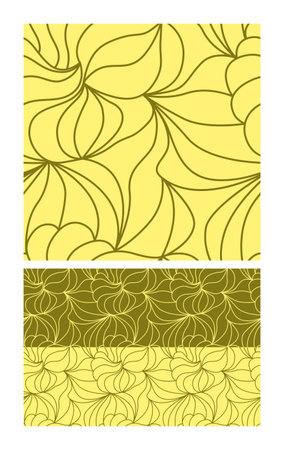 Natural seamless floral pattern.のイラスト素材