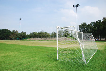 Mini football fieldの写真素材
