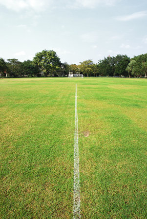 football fieldの写真素材