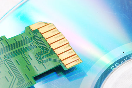 Inside of SD card on CD