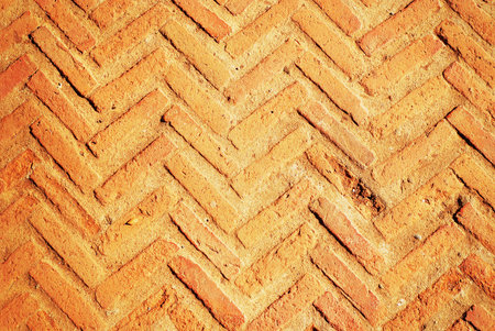 arrangement of brick wall backgroundの写真素材