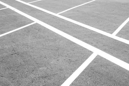 Empty Space in a Parkingの写真素材