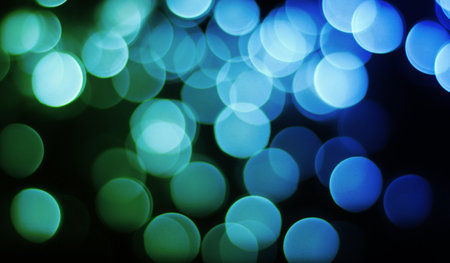abstract blur bokeh circles background の写真素材