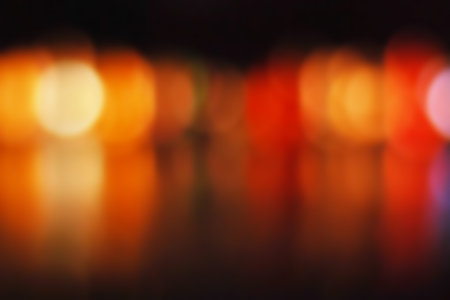 abstract motion blur bokeh backgroundの写真素材