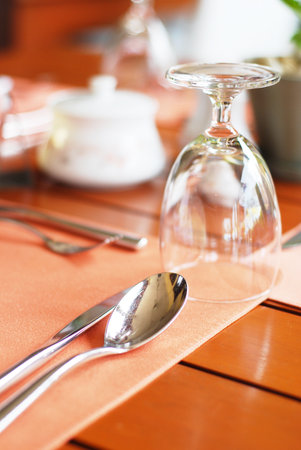 Table setting, Europe styleの写真素材