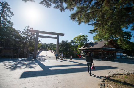 Isejingu-shrine,mie(prefectures),japanese traditional temples and shrinesのeditorial素材