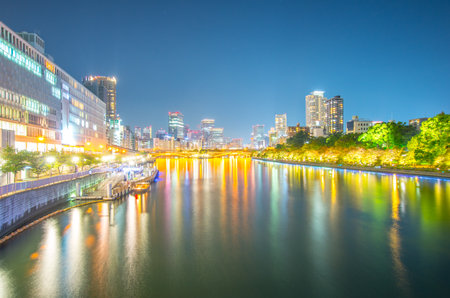 nakanoshima,osaka,tourism of japanのeditorial素材