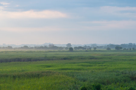 Watarase yusuichi,tochigi(prefectures),tourism of japanの写真素材