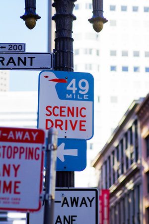 landscape of San francisco,california,tourism of americaの写真素材