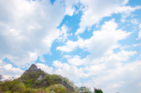 Mt. myogi,gunma,tourism of japanの写真素材