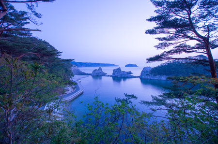 Jodogahama,miyako city,iwate(prefectures),tourism of japanの写真素材