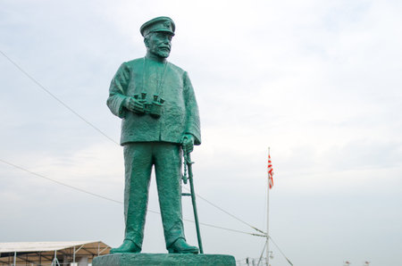 Mikasa memorial park,yokosuka,kanagawa,tourism of japanのeditorial素材