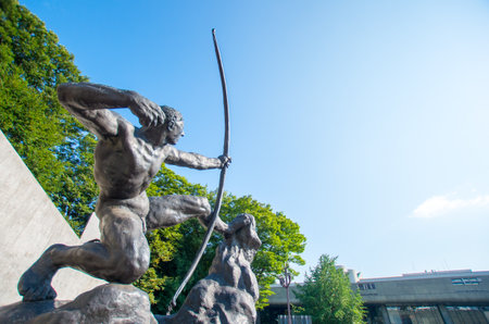 Museum of Western Arts tokyo,tourism of japanのeditorial素材