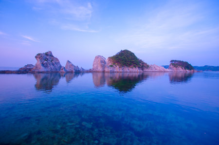 Jodogahama,miyako city,iwate(prefectures),tourism of japanの写真素材