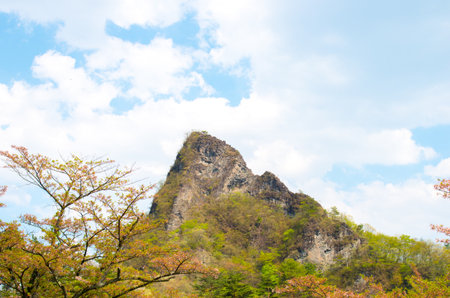 Mt. myogi,gunma,tourism of japanの写真素材
