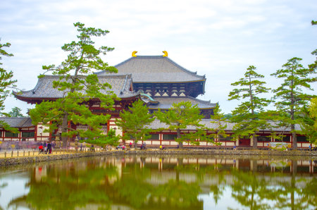 todaiji temple,nara(prefectures),tourism of japanのeditorial素材