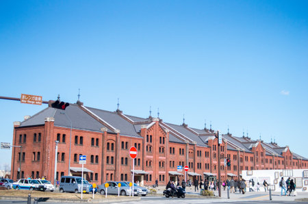 Yokohama Red Brick Warehouse,kanagawa,tourism of japanのeditorial素材
