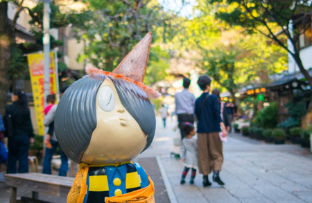 Jindai temple Kitaro,tokyo,japanのeditorial素材