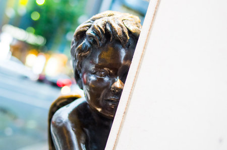Angel statue at Ginza,tokyo,japanの写真素材