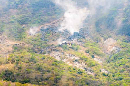 Hakone owakudani,kanagawa,japanの写真素材