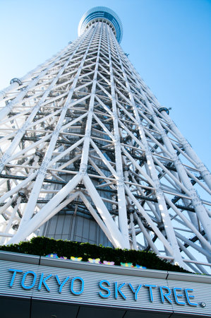 tokyo skytree,tokyo,tourism of japanのeditorial素材