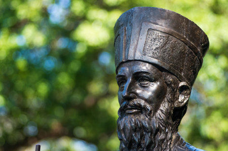 statue of Ruins of St. Paul's,chinaの写真素材
