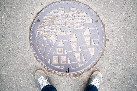 Shirakawagou,takayama-city,gihu,japanの写真素材