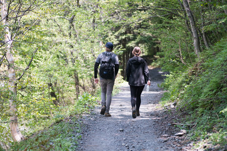 Tourist at Kamikochi,nagano,japanのeditorial素材
