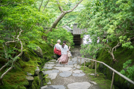 Rurikou-in Temple,kyoto,tourism of japanのeditorial素材