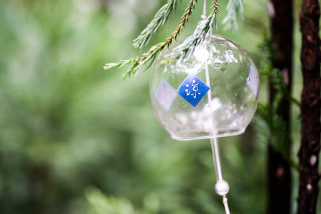 wind bell,Ofusa-kannon,nara,japanの写真素材