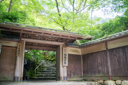 Rurikou-in Temple,kyoto,tourism of japanのeditorial素材