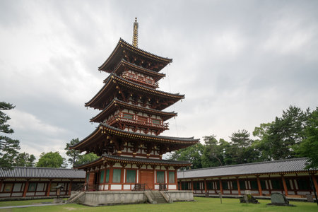 Yakushiji temple,nara,japanのeditorial素材