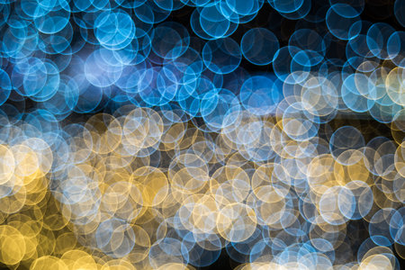 Bokeh of Christmas illumination