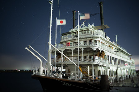 Ship at Biwa lake,Otsu city,shiga,tourism of japanのeditorial素材