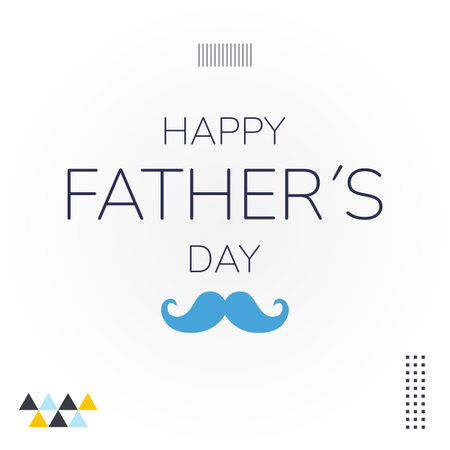 Happy Fathers Day Concept Eps10 Vector Illustration.のイラスト素材