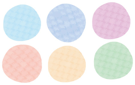 Pastel color watercolor materialのイラスト素材