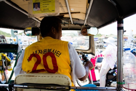 Thailand taxi, tuk tukのeditorial素材