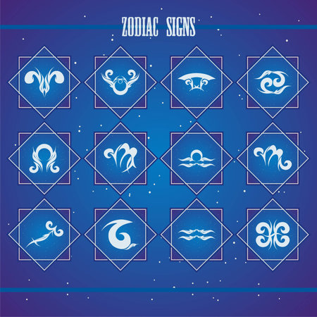 zodiac signsのイラスト素材