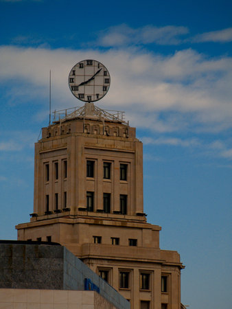 Clock on top of a building