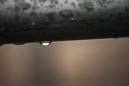 Droplet of waterの写真素材