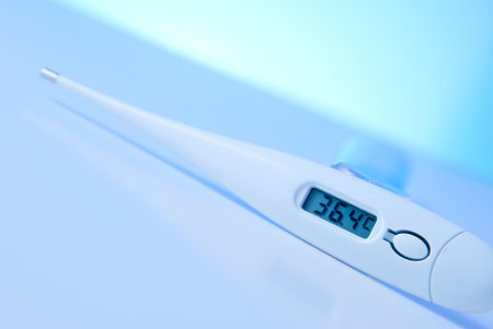 digital thermometer for measuring the body tepmerture